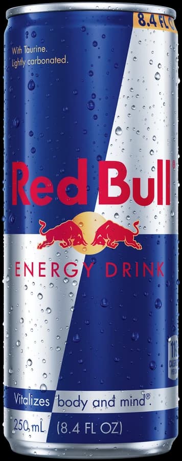 Illustrative Red Bull product example